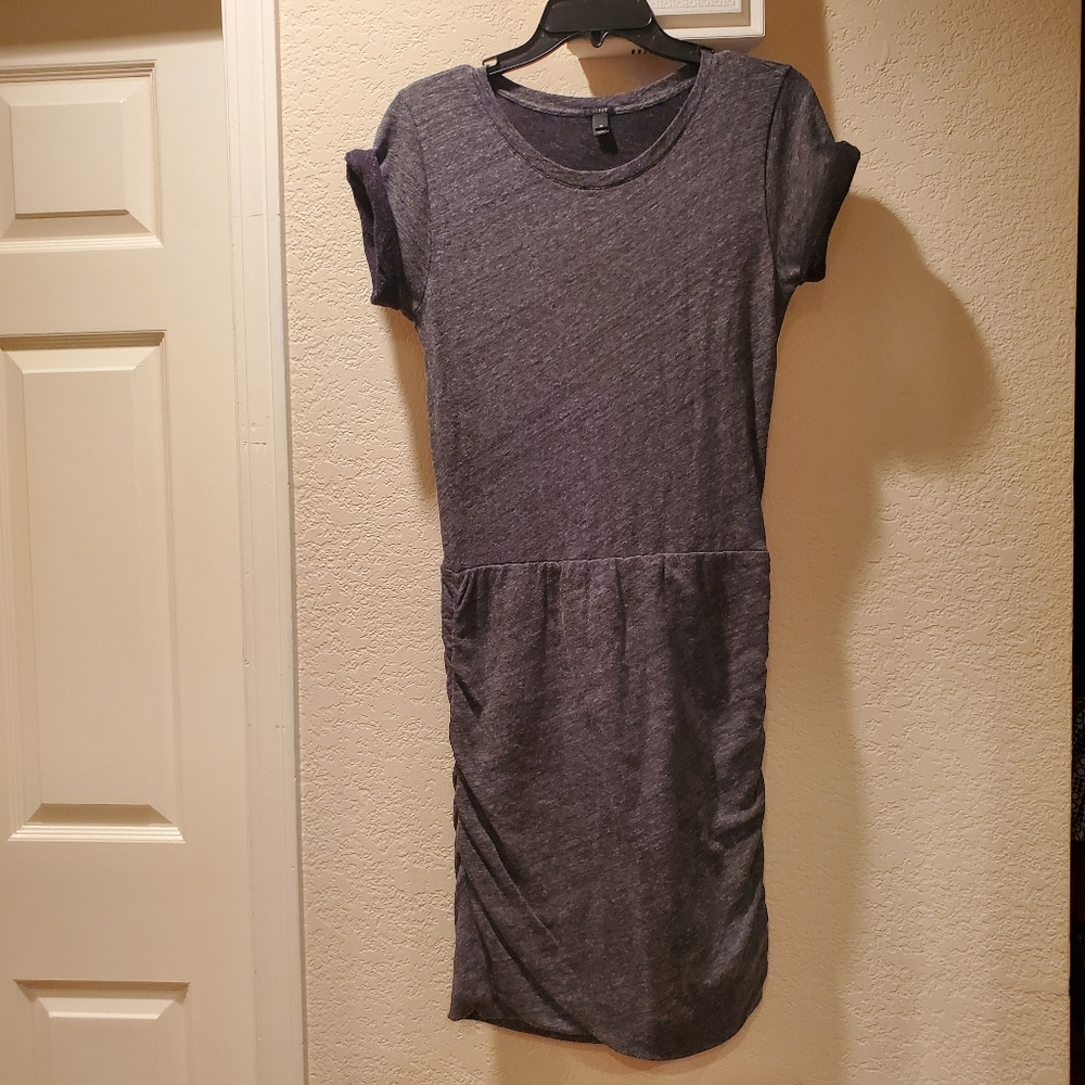 J. Crew gray jersey dress